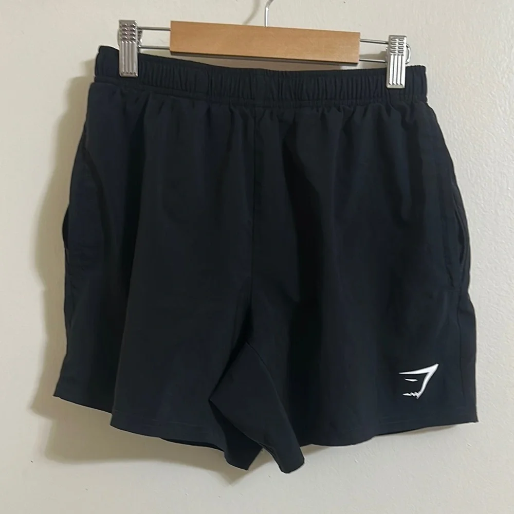 EUC Gymshark‎ Black Athletic Shorts